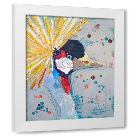 Hope White Modern Wood Framed Art Print by St Hilaire, Elizabeth