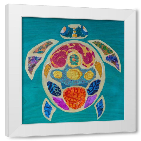Sea Turtle II White Modern Wood Framed Art Print by St Hilaire, Elizabeth