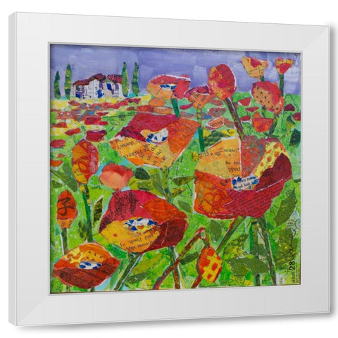 Made in italy White Modern Wood Framed Art Print by St Hilaire, Elizabeth