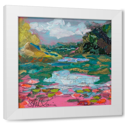 River Morning White Modern Wood Framed Art Print by St Hilaire, Elizabeth