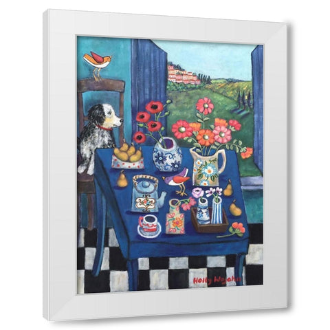 A Year in Provence White Modern Wood Framed Art Print by Wojahn, Holly