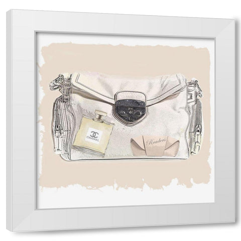 Bagful II White Modern Wood Framed Art Print by Smith, Karen