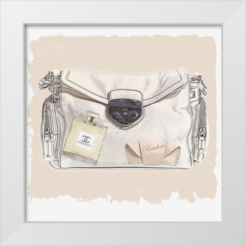 Bagful II White Modern Wood Framed Art Print by Smith, Karen