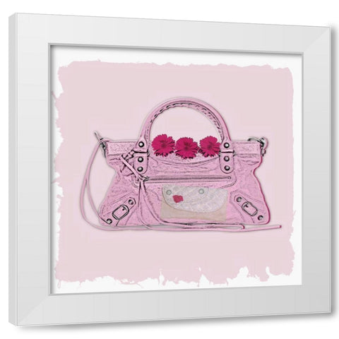 Bagful III White Modern Wood Framed Art Print by Smith, Karen