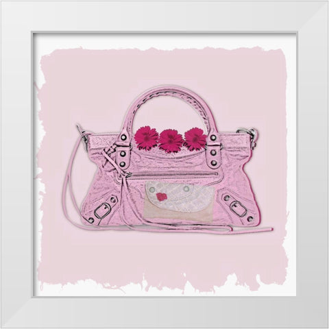 Bagful III White Modern Wood Framed Art Print by Smith, Karen