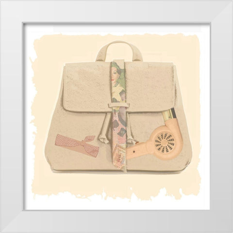 Bagful IV White Modern Wood Framed Art Print by Smith, Karen