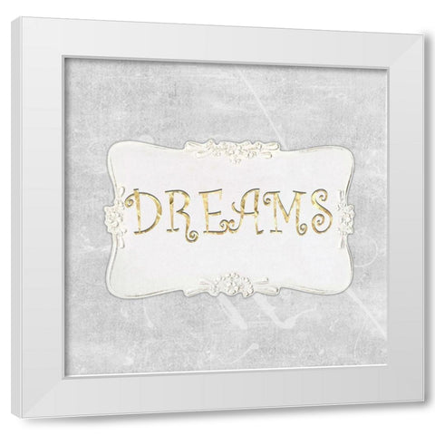 Follow Your Dreams II White Modern Wood Framed Art Print by Smith, Karen