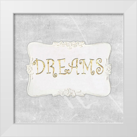 Follow Your Dreams II White Modern Wood Framed Art Print by Smith, Karen