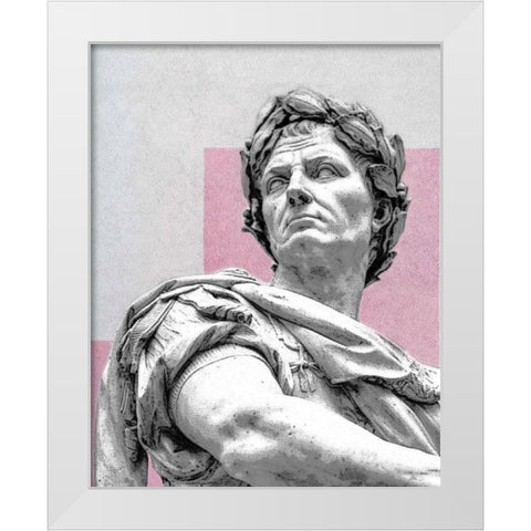 Ancient Pastels White Modern Wood Framed Art Print by Smith, Karen