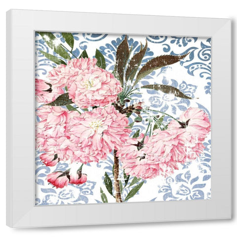 Rosewall I White Modern Wood Framed Art Print by Smith, Karen