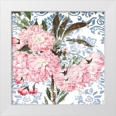 Rosewall I White Modern Wood Framed Art Print by Smith, Karen