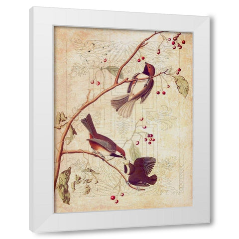 Classic Avion I White Modern Wood Framed Art Print by Hunziker, Steve