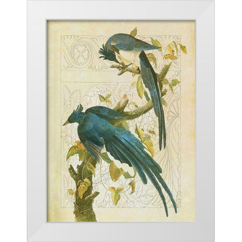 Classic Avion II White Modern Wood Framed Art Print by Hunziker, Steve