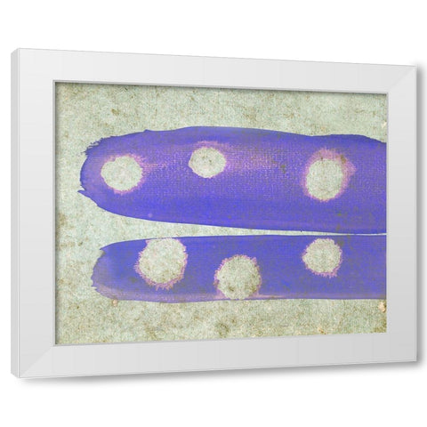 Micro World I White Modern Wood Framed Art Print by Surma, Agata