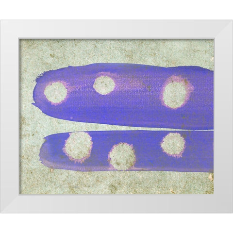 Micro World I White Modern Wood Framed Art Print by Surma, Agata