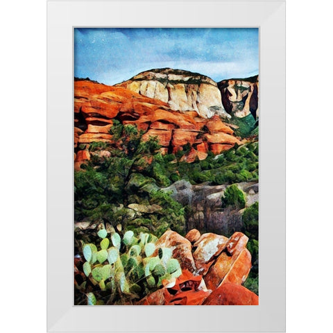 Arizona Isnt She Grand Canyon I White Modern Wood Framed Art Print by Aldridge, Ashley