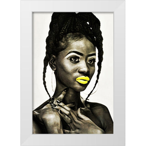 Willow I White Modern Wood Framed Art Print by Aldridge, Ashley