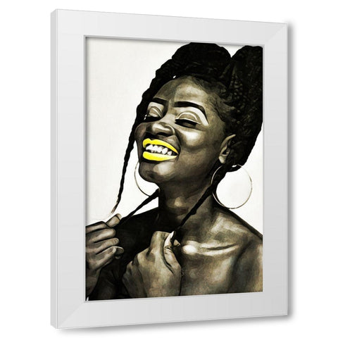 Willow II White Modern Wood Framed Art Print by Aldridge, Ashley