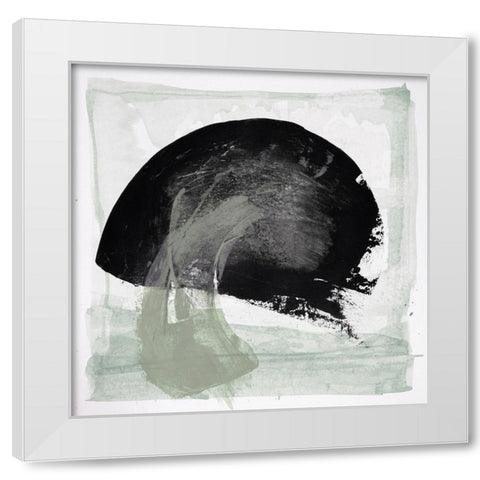 Mozaic 27 White Modern Wood Framed Art Print by Aryai, Sia