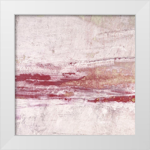 Amaze 46 White Modern Wood Framed Art Print by Aryai, Sia