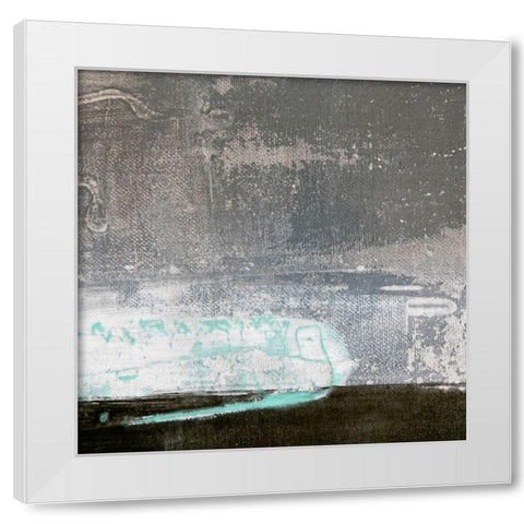 Amaze 49 White Modern Wood Framed Art Print by Aryai, Sia