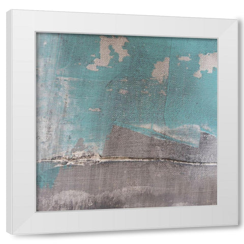 Amaze 50 White Modern Wood Framed Art Print by Aryai, Sia