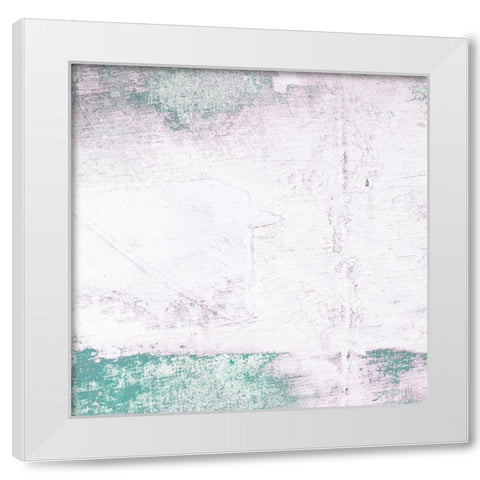 Amaze 52 White Modern Wood Framed Art Print by Aryai, Sia