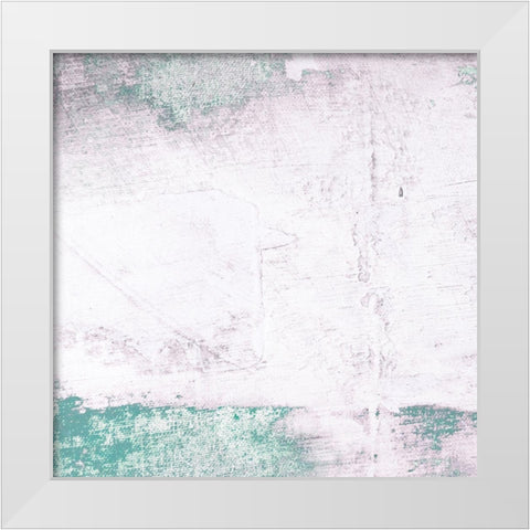 Amaze 52 White Modern Wood Framed Art Print by Aryai, Sia