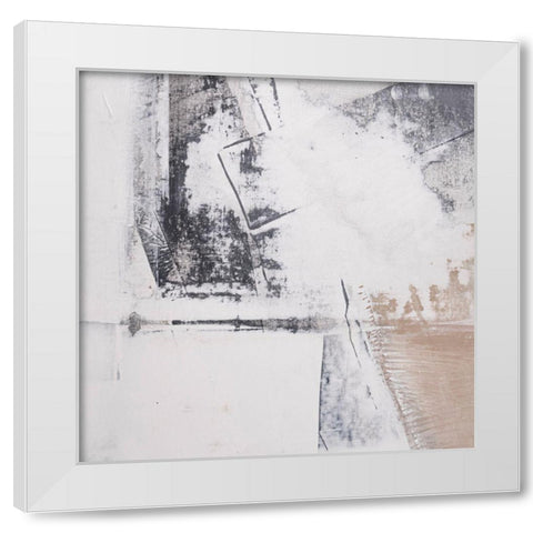 Amaze 54 White Modern Wood Framed Art Print by Aryai, Sia