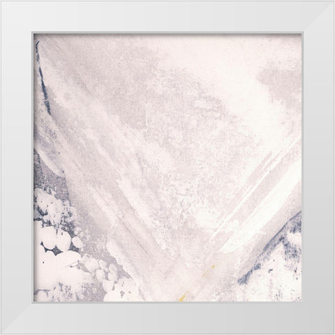 Amaze 55 White Modern Wood Framed Art Print by Aryai, Sia