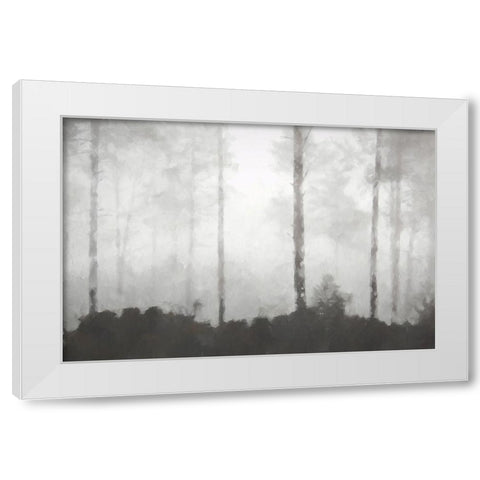 Barren White Modern Wood Framed Art Print by Curinga, Kim