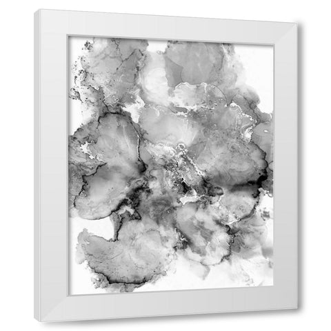 Crystal White Modern Wood Framed Art Print by Curinga, Kim