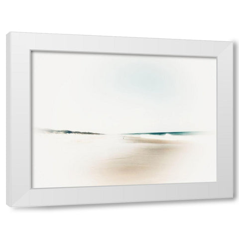 Bleached Beach III White Modern Wood Framed Art Print by Curinga, Kim