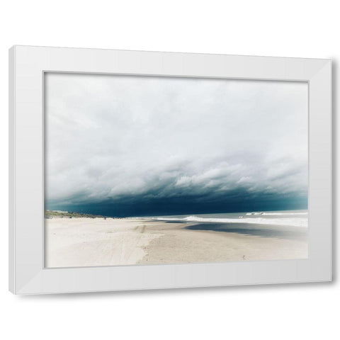 Bleached Storm I White Modern Wood Framed Art Print by Curinga, Kim
