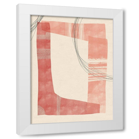 Profound Thought White Modern Wood Framed Art Print by Holman, Nicholas