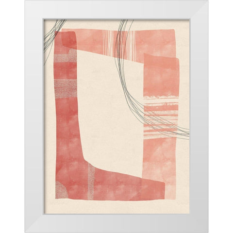 Profound Thought White Modern Wood Framed Art Print by Holman, Nicholas