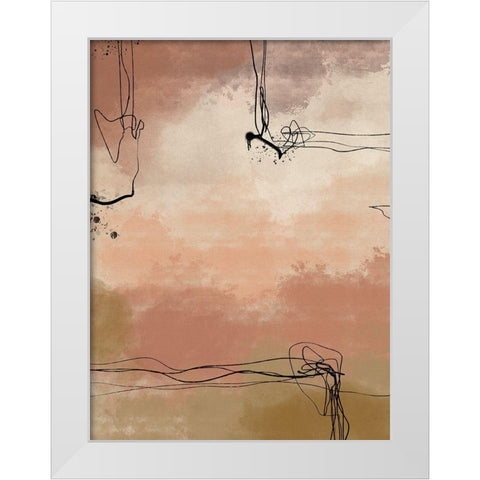 Cloud Gazing II White Modern Wood Framed Art Print by Holman, Nicholas