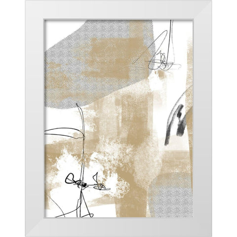 Scratched Lumber I White Modern Wood Framed Art Print by Holman, Nicholas