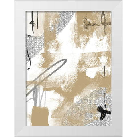 Scratched Lumber II White Modern Wood Framed Art Print by Holman, Nicholas