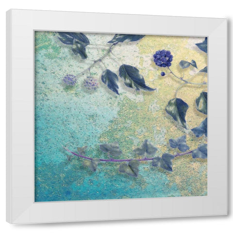 Reductive Vine I White Modern Wood Framed Art Print by Hunziker, Steve