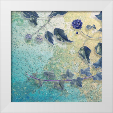 Reductive Vine I White Modern Wood Framed Art Print by Hunziker, Steve