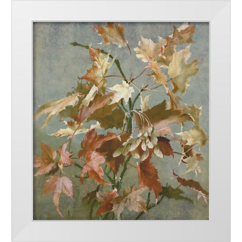 Ancient Autumn II White Modern Wood Framed Art Print by Hunziker, Steve