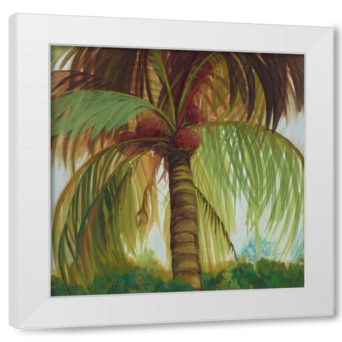 Tropics I White Modern Wood Framed Art Print by Joy, Julie