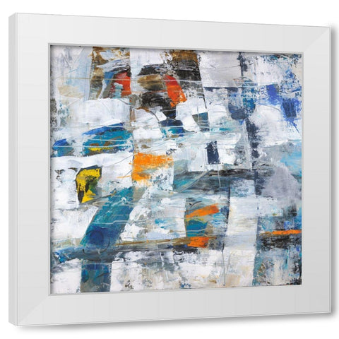 For the Love White Modern Wood Framed Art Print by Joy, Julie