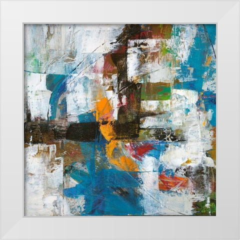 Love Prevails White Modern Wood Framed Art Print by Joy, Julie