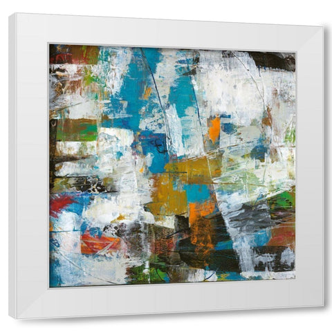 Love Prevails White Modern Wood Framed Art Print by Joy, Julie