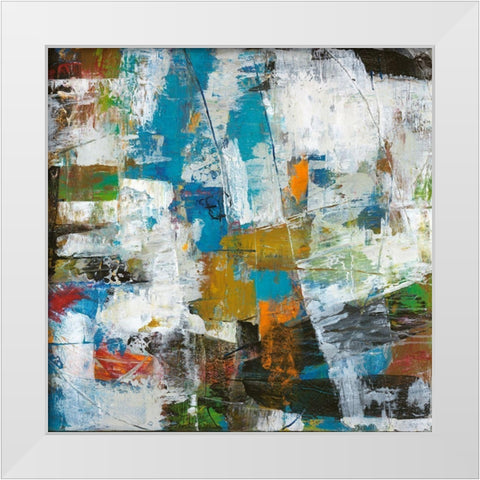 Love Prevails White Modern Wood Framed Art Print by Joy, Julie