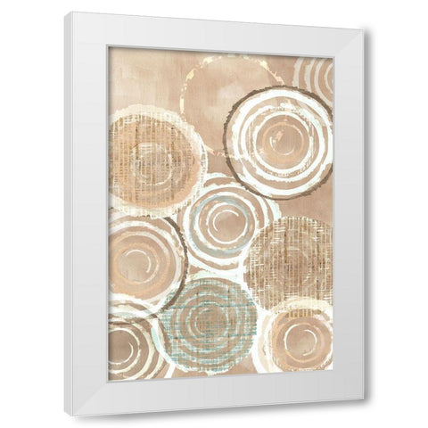 Woven Baskets II White Modern Wood Framed Art Print by Kouta, Flora