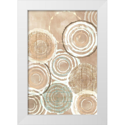 Woven Baskets II White Modern Wood Framed Art Print by Kouta, Flora
