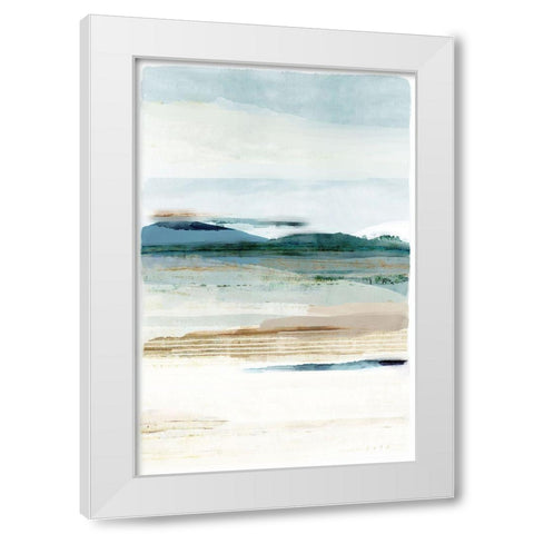 Solway Firth II White Modern Wood Framed Art Print by Kouta, Flora